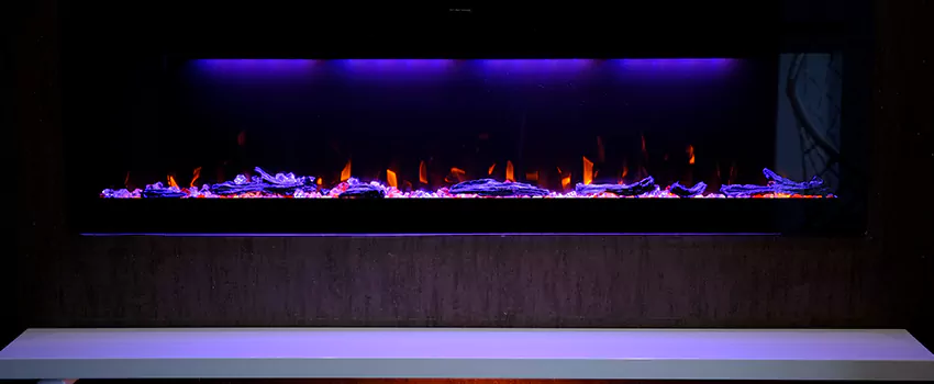 Dynamic Flame Color Fireplace Installation in North Miami Beach, FL